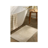At Home with Stacey Solomon Cream Cut Loop Stripe Bath Mat - McGrocer