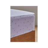 At Home with Stacey Solomon Lilac Bluebell Print Fitted Sheet - Super King - McGrocer
