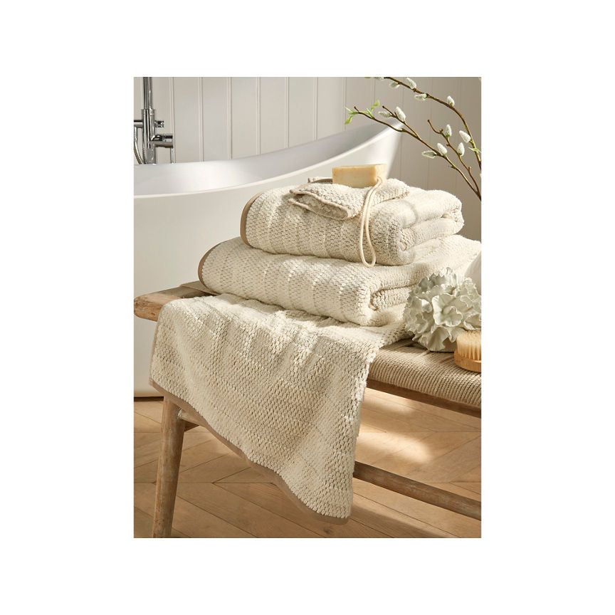 At Home with Stacey Solomon Natural Textured Hand Towel - McGrocer