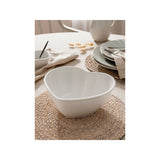 At Home with Stacey Solomon White Beaded Heart Serving Bowl - McGrocer