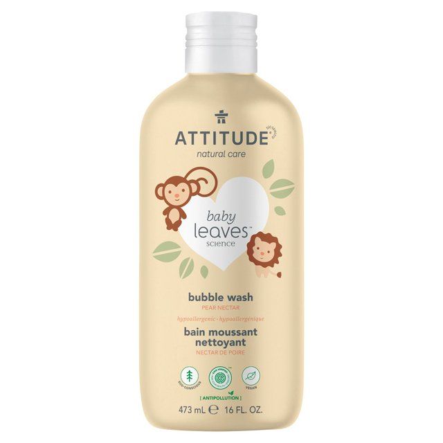ATTITUDE Baby Leaves Bubble Wash Pear Nectar   473ml - McGrocer