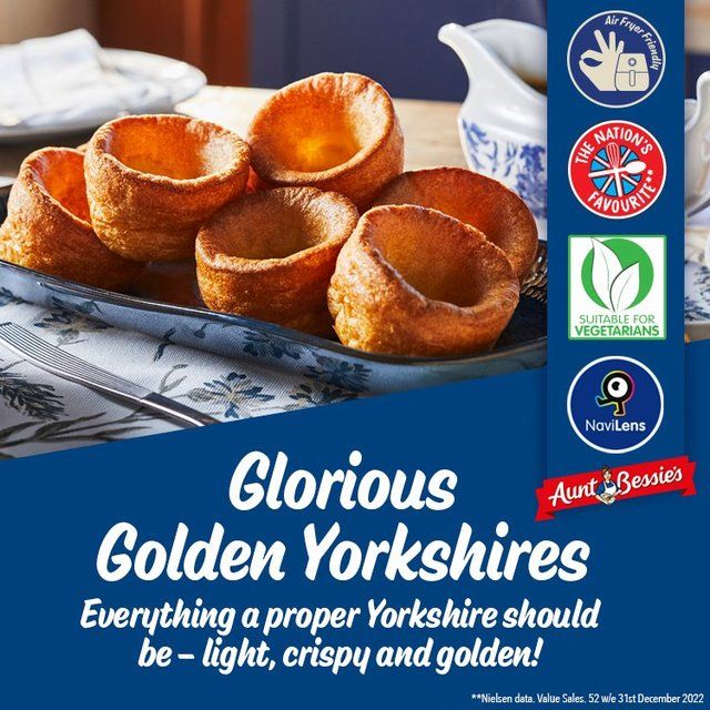 Aunt Bessie's 10 Glorious Golden Yorkshire Puddings    190g - McGrocer