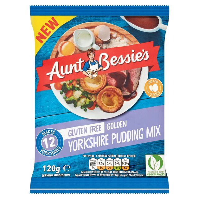Aunt Bessie's Gluten Free Yorkshire Pudding Mix   120g - McGrocer
