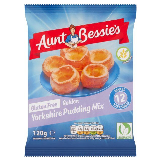 Aunt Bessie's Gluten Free Yorkshire Pudding Mix   120g - McGrocer