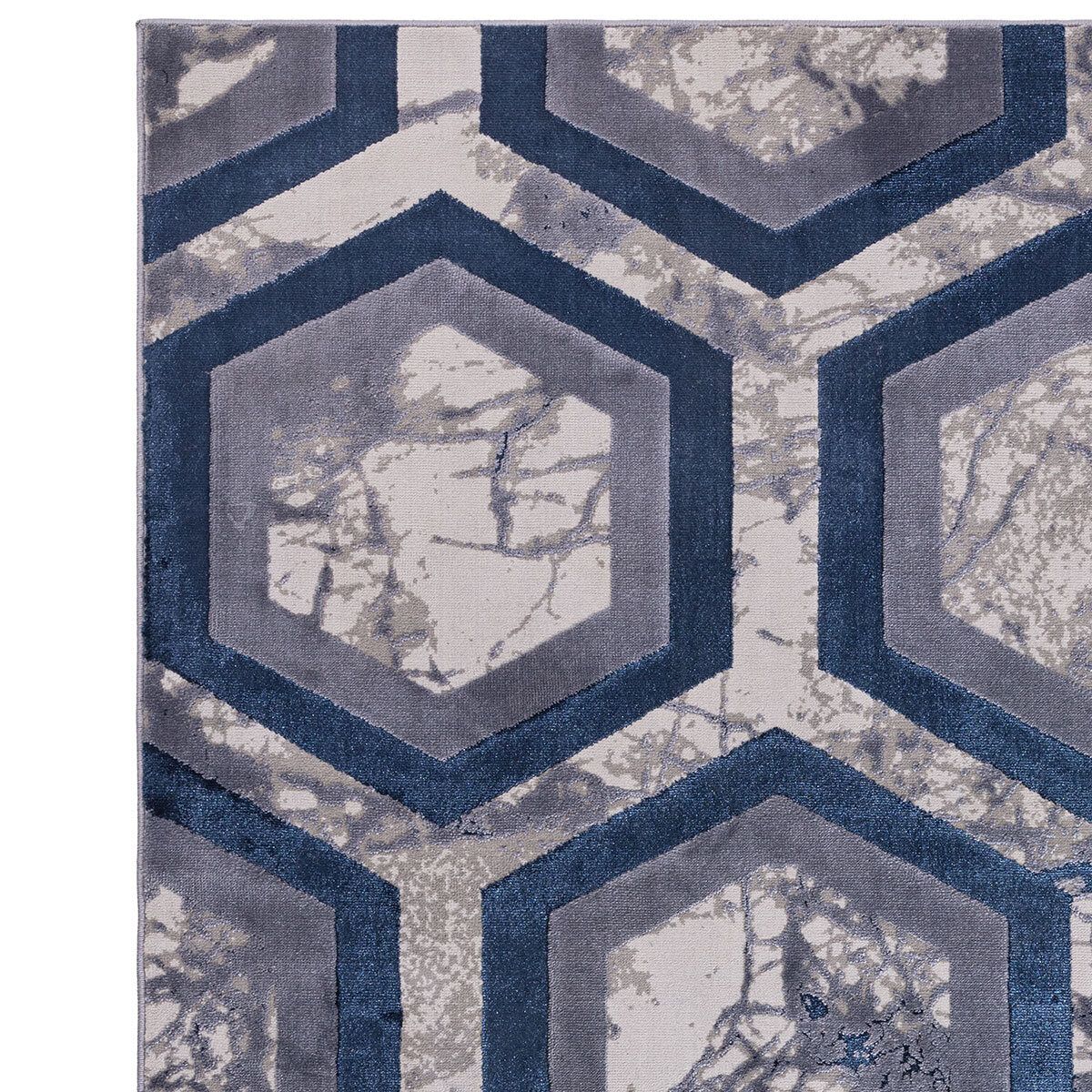 Aurora Hexagon Rug, in 2 Sizes - McGrocer