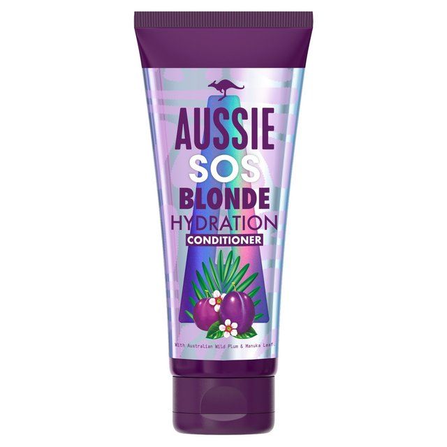 Aussie Blonde Hydration Purple Hair Conditioner For Blonde and Silver Hair   200ml - McGrocer
