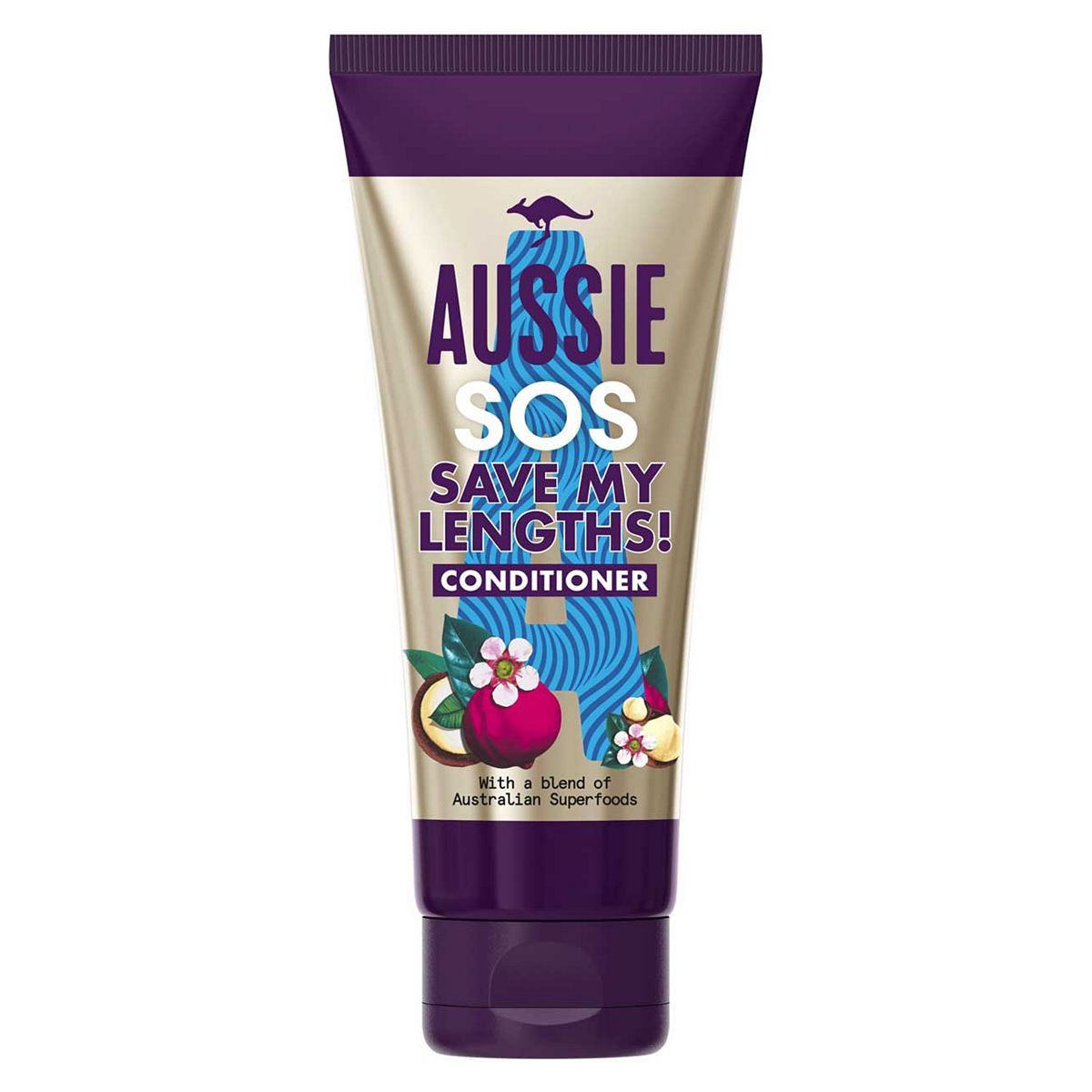 Aussie SOS Save My Lengths! Hair Conditioner, Instant Detangling, 200ml - McGrocer