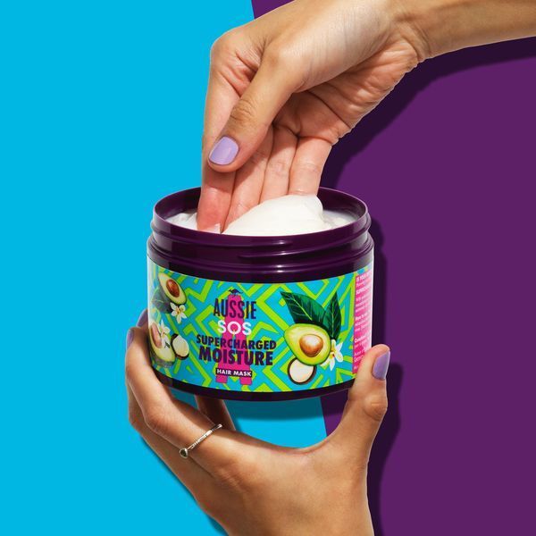 Aussie SOS Supercharged Moisture Vegan Hair Mask, 450ml - McGrocer
