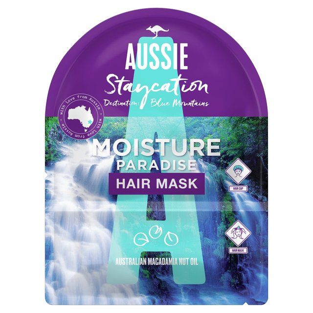 Aussie Staycation Hair Mask & Cap Moisture Paradise   20ml - McGrocer