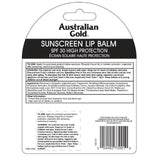 Australian Gold SPF 30 Sunscreen Lip Balm Coconut   4g - McGrocer
