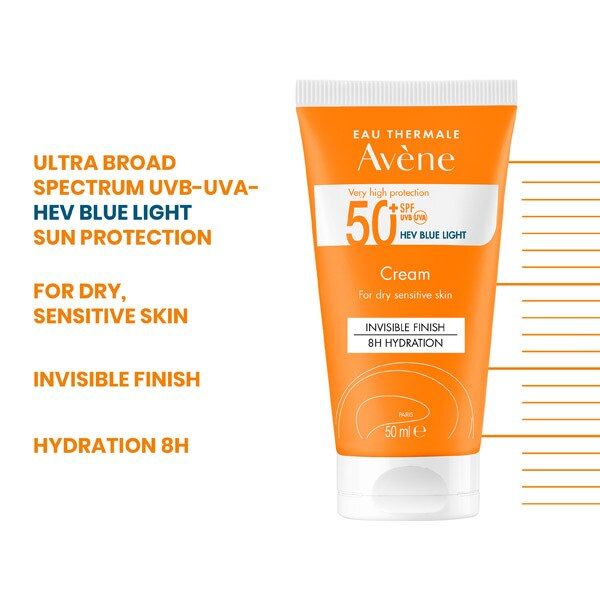 Avène Very High Protection Sun Cream Spf50+ 50Ml - McGrocer