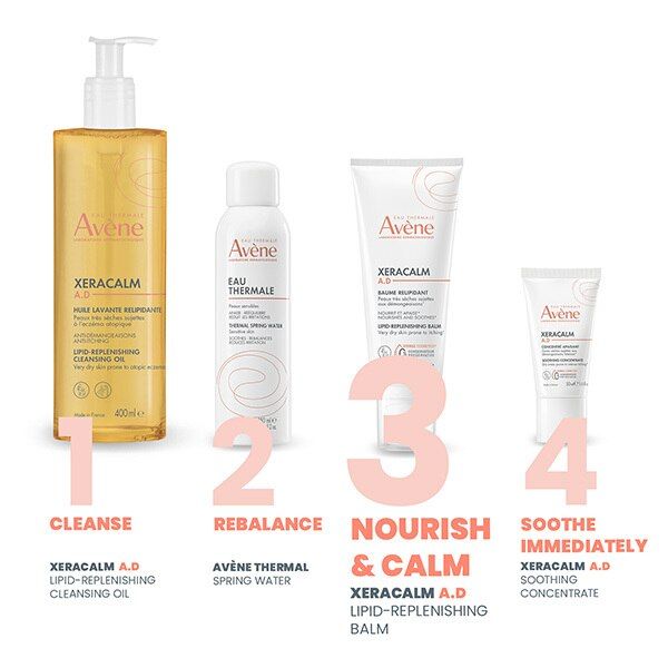 Avène XeraCalm A.D. Balm Moisturiser Dry, Itchy Skin 200ml - McGrocer