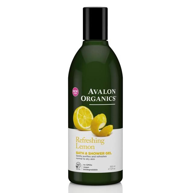 Avalon Organic Lemon Bath & Shower Gel Vegan   355ml - McGrocer