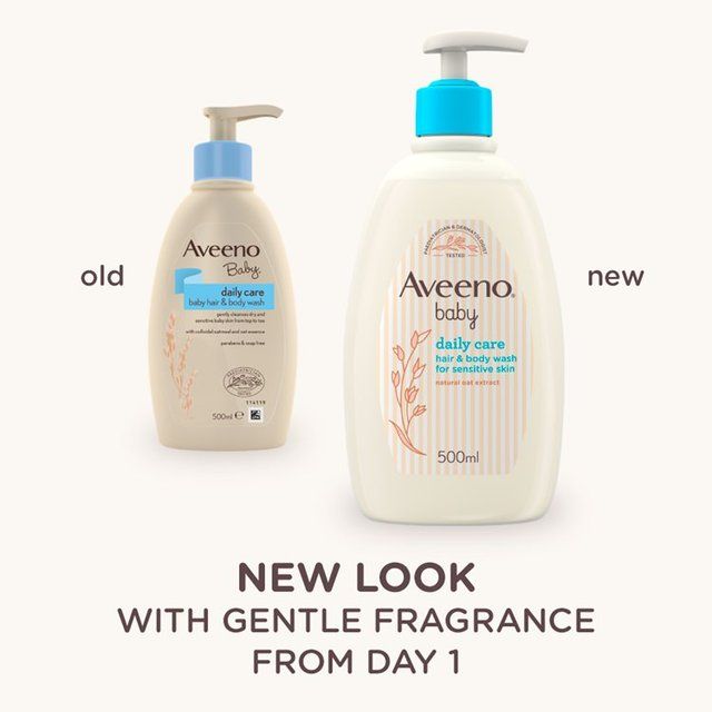 Aveeno Baby Daily Care Hair & Body Wash   400ml - McGrocer