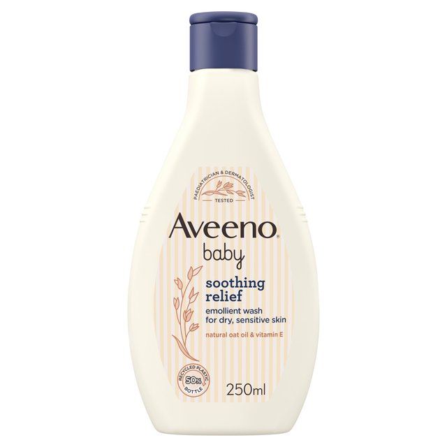 Aveeno Baby Soothing Relief Emollient Wash   250ml - McGrocer