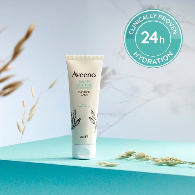 Aveeno Calm+ Restore Oat Rich Balm   50ml - McGrocer