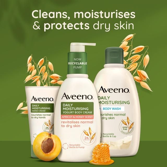 Aveeno Daily Moisturising Body Yogurts Apricot & Honey   300ml - McGrocer