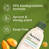 Aveeno Daily Moisturising Yogurt Apricot  Body Wash 300ml - McGrocer