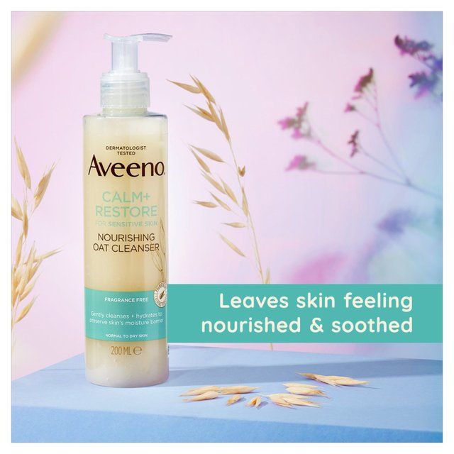 Aveeno Face Calm and Restore Cleanser   200ml - McGrocer
