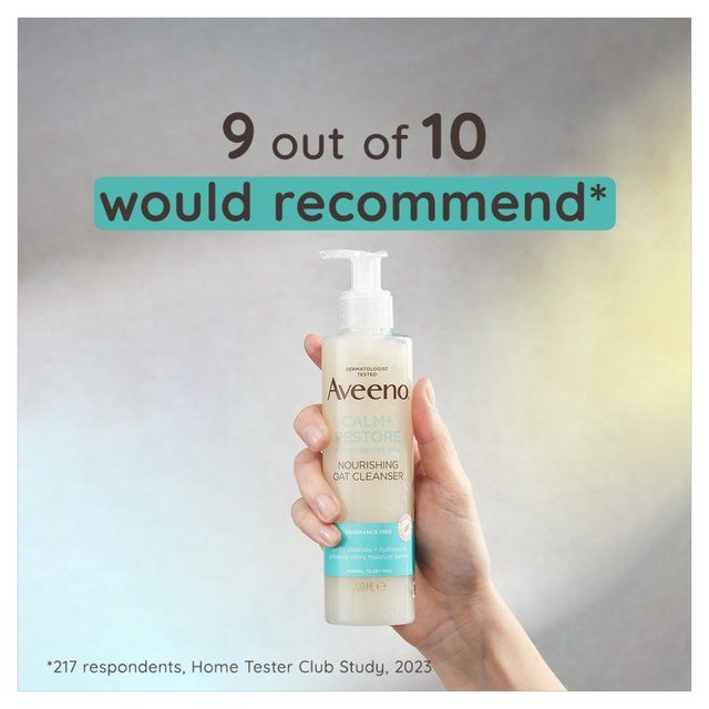Aveeno Face Calm and Restore Cleanser   200ml - McGrocer