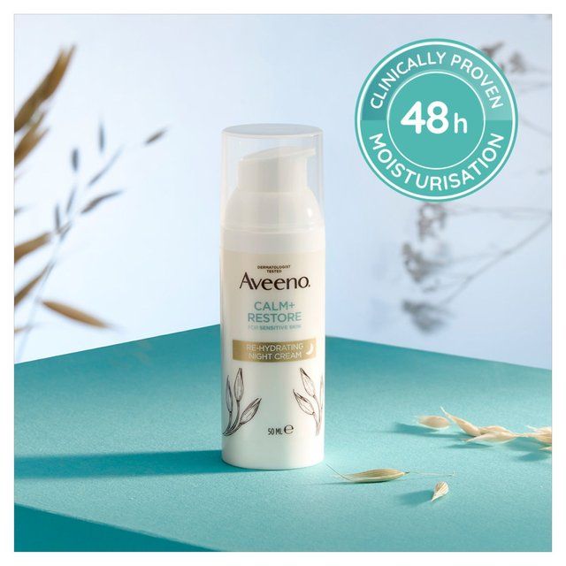 Aveeno Face Calm and Restore Night Cream   50ml - McGrocer