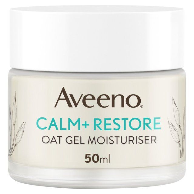 Aveeno Face Calm and Restore Oat Gel Moisturiser   50ml - McGrocer