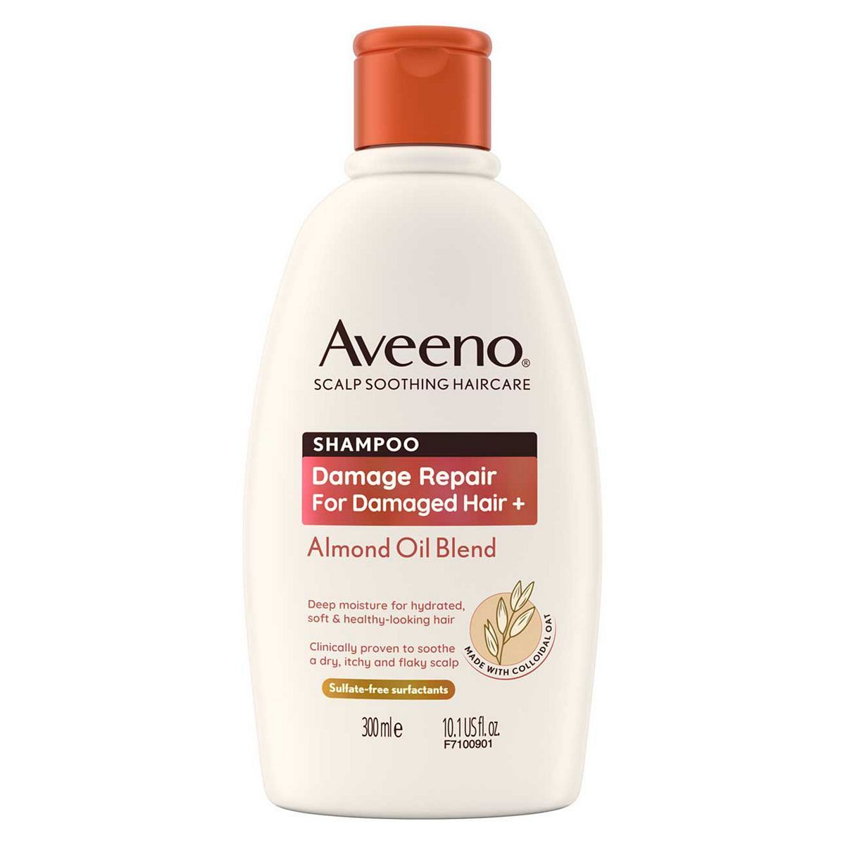 Aveeno Haircare Damage Repair + Almond Oil Blend Shampoo 300ml - McGrocer