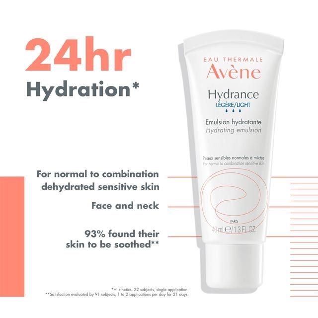 Avene Hydrance Light Emulsion for normal to combination skin   40ml - McGrocer