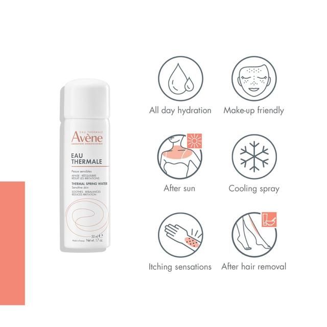Avene Thermal Spring Water for sensitive skin   50ml - McGrocer