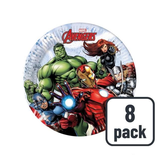 Avengers 23cm Paper Party Plates   8 per pack - McGrocer