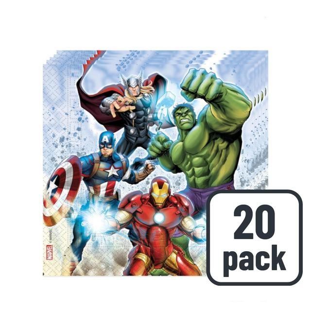 Avengers Paper Napkins   20 per pack - McGrocer