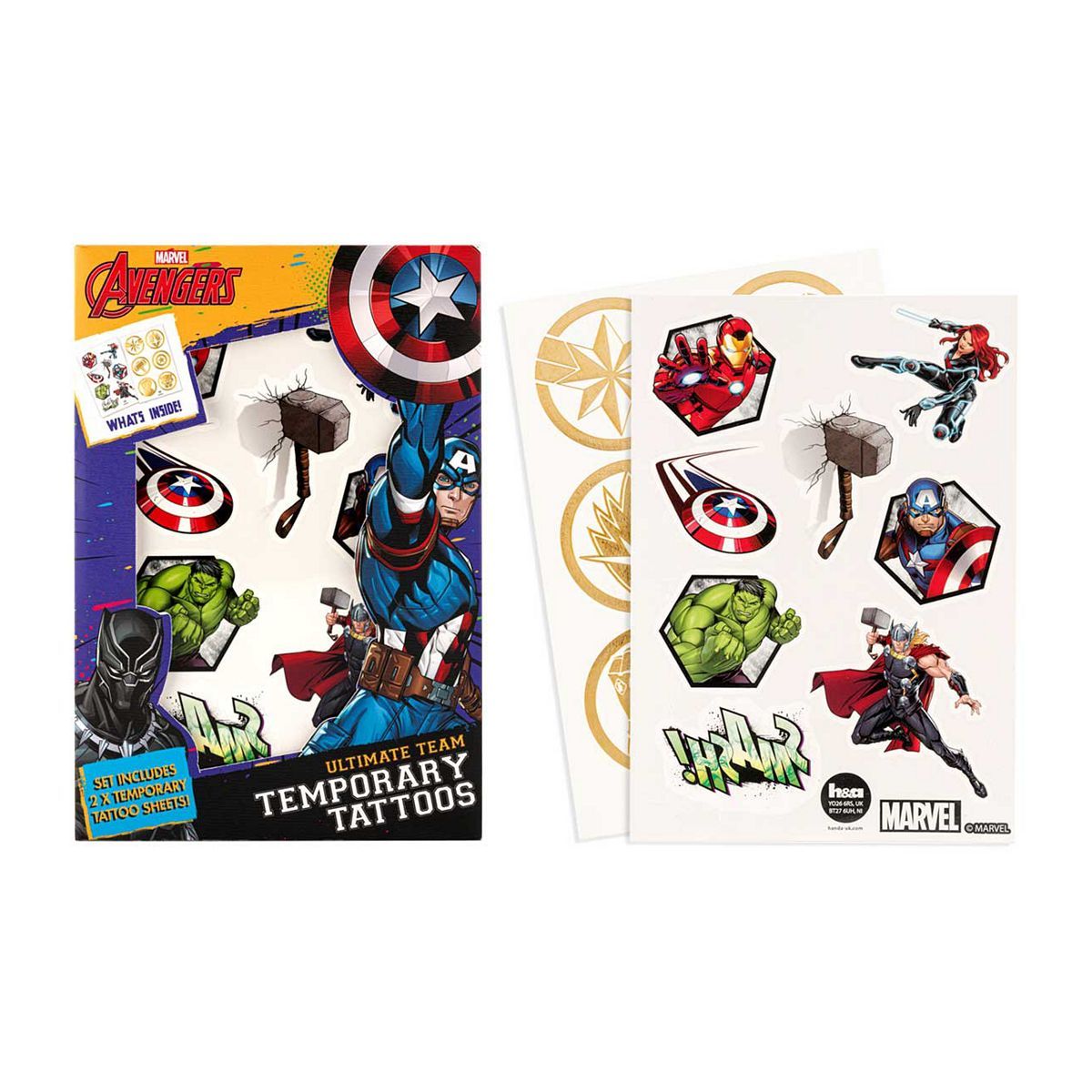 Avengers Tattoo Pack - McGrocer