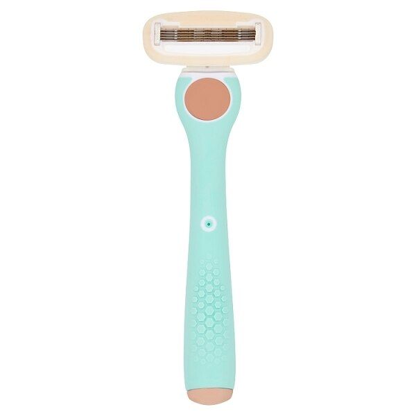 B. 5 Razor Blade Rose Gold Handle Aqua - McGrocer