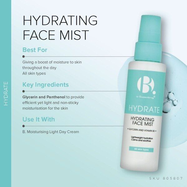 B. Hydrating Face Mist 100ML - McGrocer