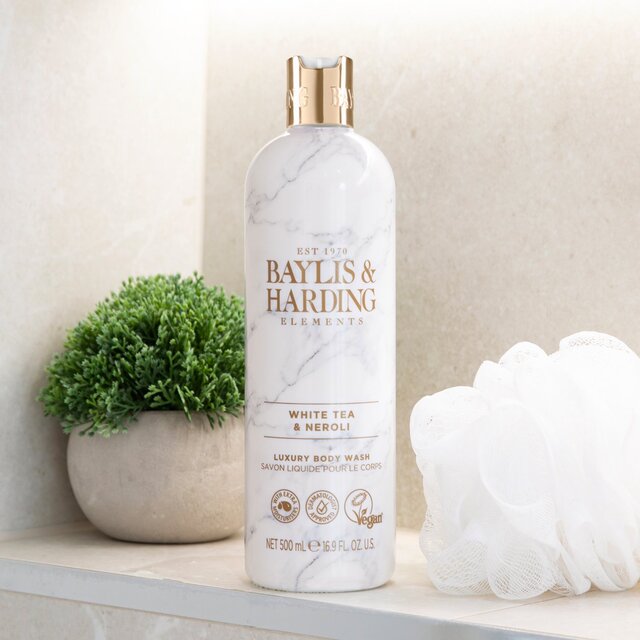 Baylis & Harding Elements Body Wash - White Tea & Neroli   500ml - McGrocer