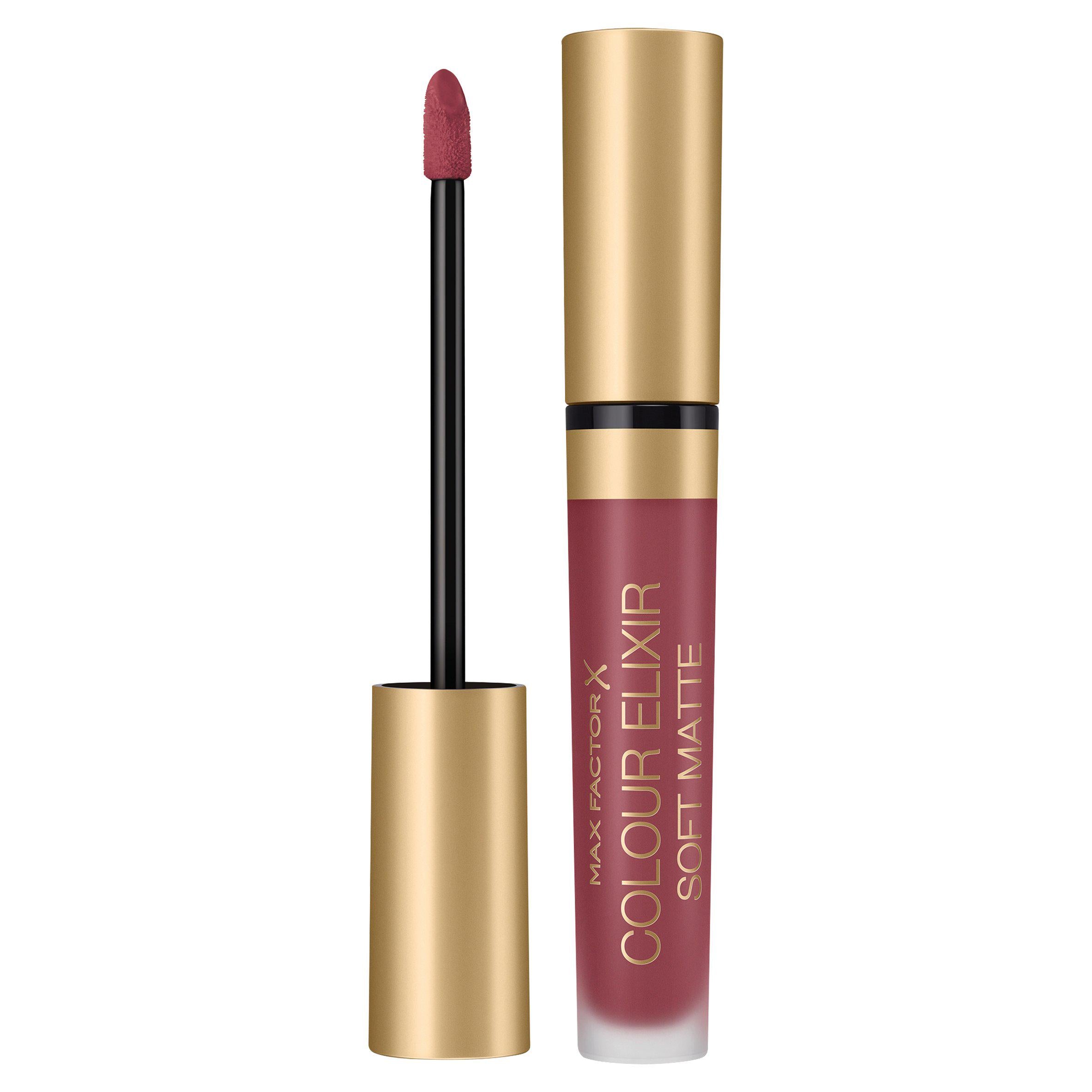 Max Factor Colour Elixir Soft Matte Liquid Lipstick 40 Soft Berry 4ml - McGrocer