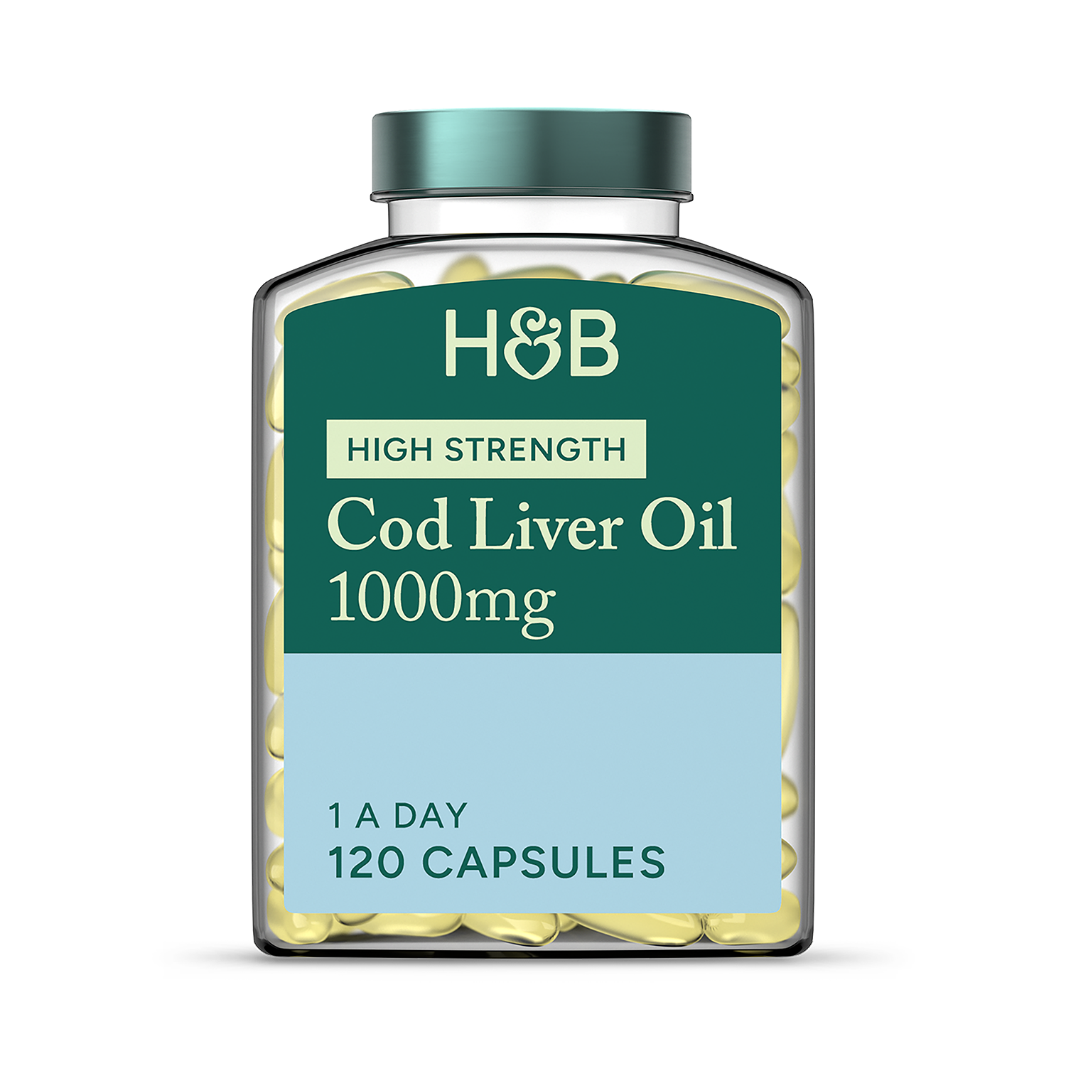 Holland & Barrett Pure Cod Liver Oil 1000mg 240 Capsules - McGrocer