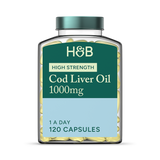 Holland & Barrett Pure Cod Liver Oil 1000mg 240 Capsules - McGrocer