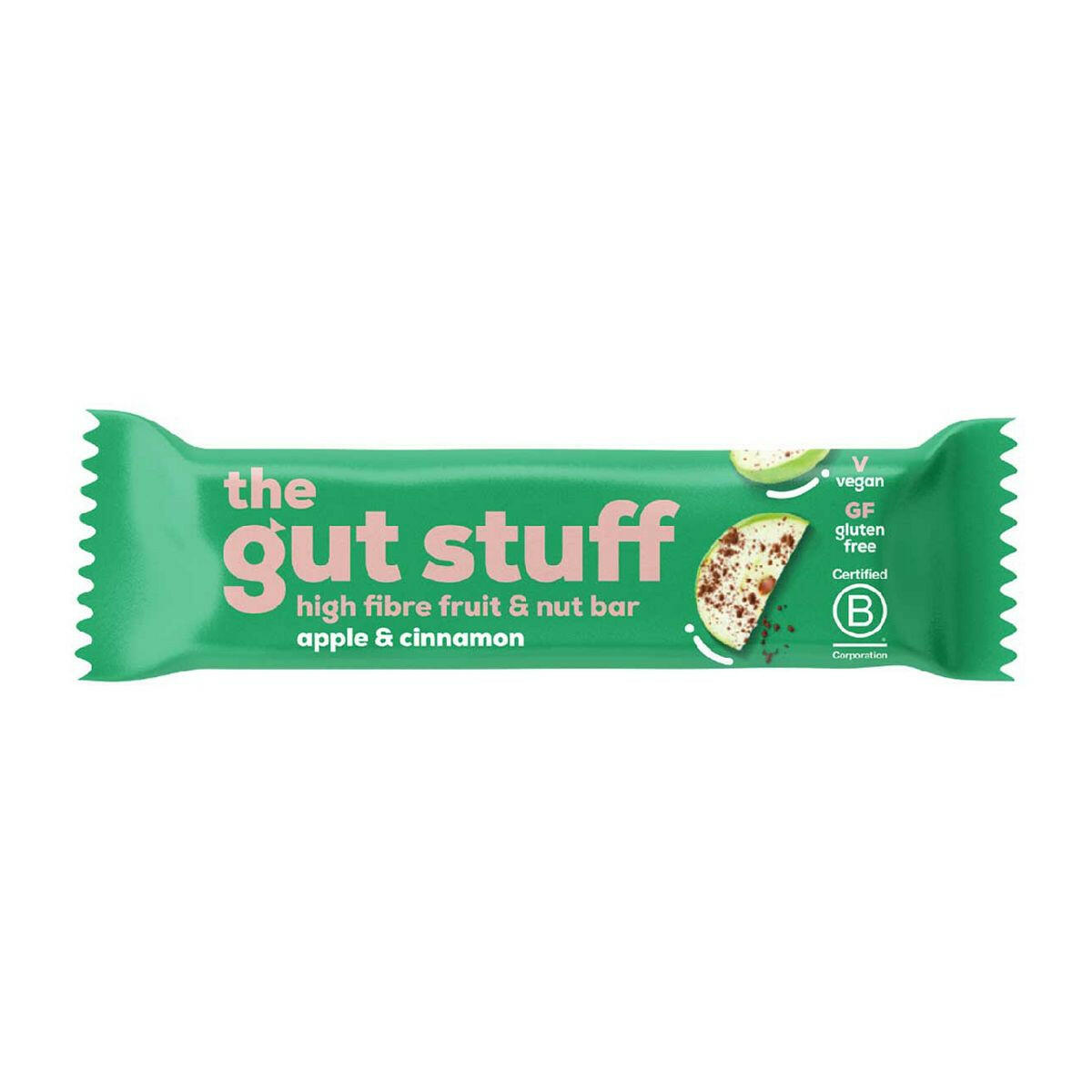 The Gut Stuff Apple & Cinnamon High Fibre Fruit & Nut bar GOODS Boots   