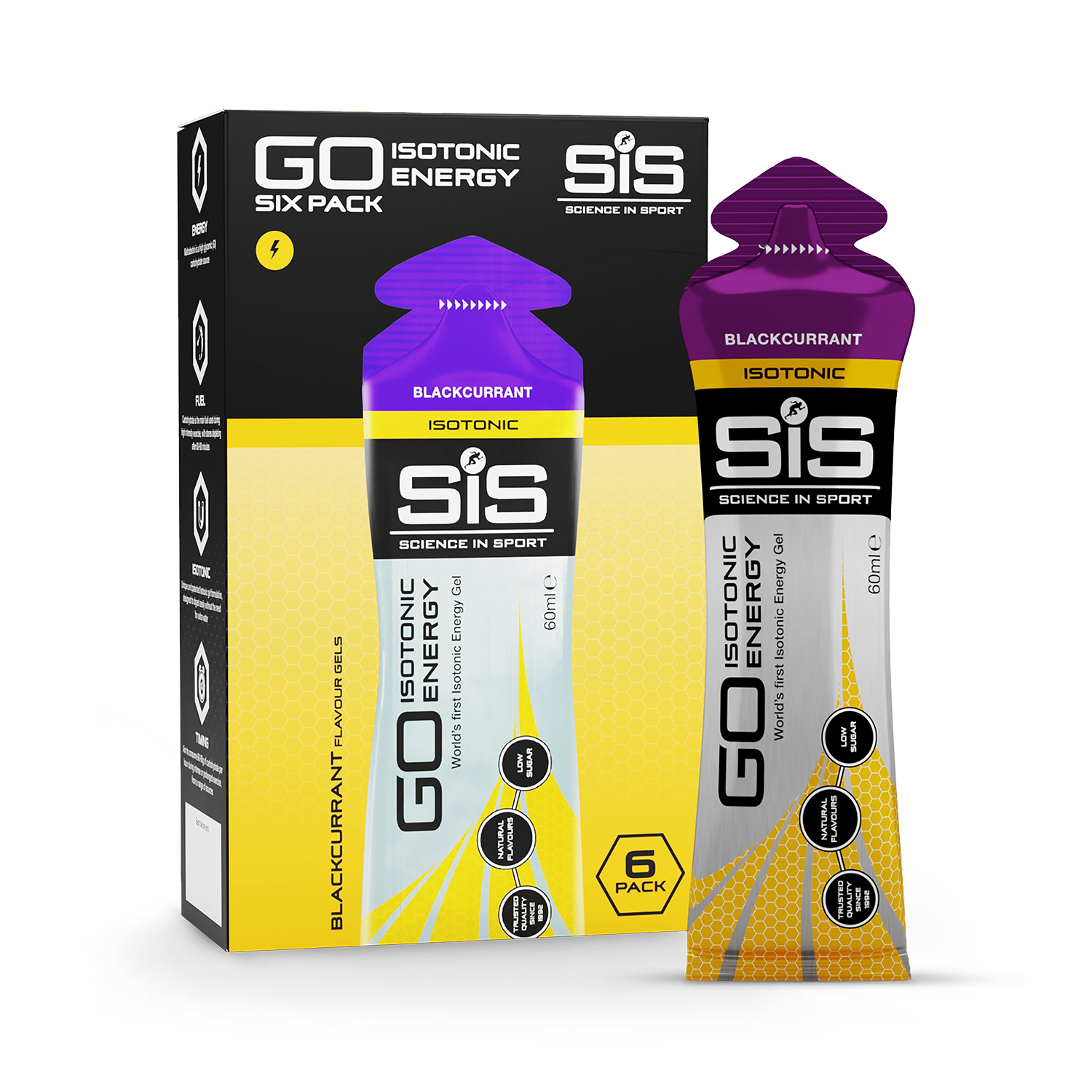SiS GO Isotonic Energy Gel Blackcurrant 60ml - 998292