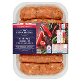 ASDA Extra Special 6 Pork & Three Chilli Sausages - McGrocer