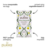 Pukka Organic Three Chamomile Tea 20 Home Compostable Herbal Tea Bags   20 per pack - McGrocer