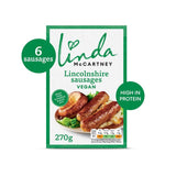 Linda McCartney Vegetarian Lincolnshire Sausages   270g - McGrocer