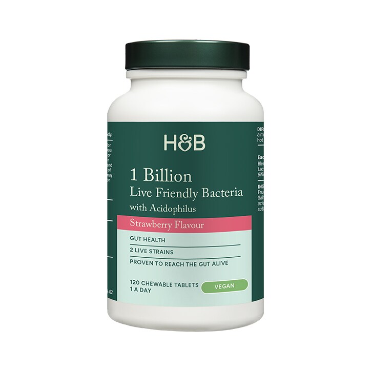 Holland & Barrett Live Friendly Bacteria 1 Billion 120 Tablets - McGrocer