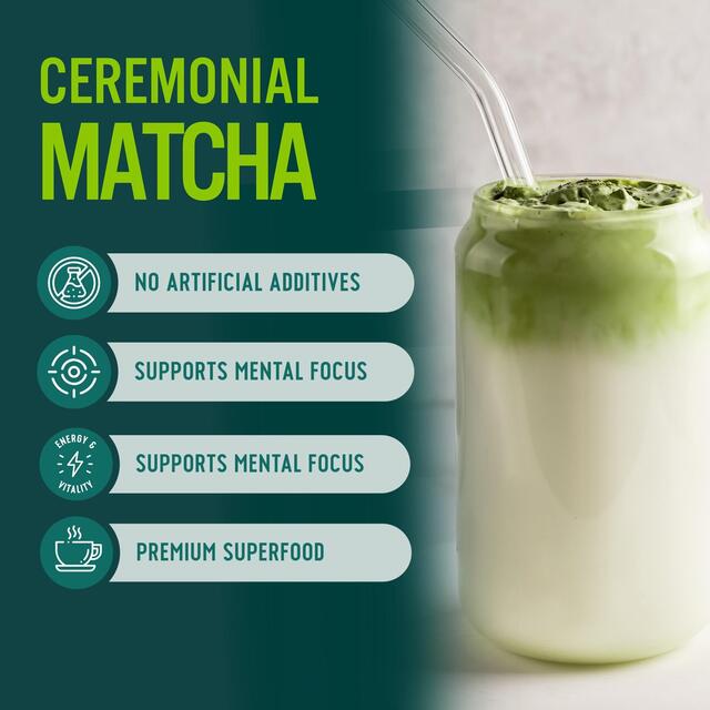 Green Origins Organic Japanese Ceremonial Matcha Green Tea Powder   30g - McGrocer