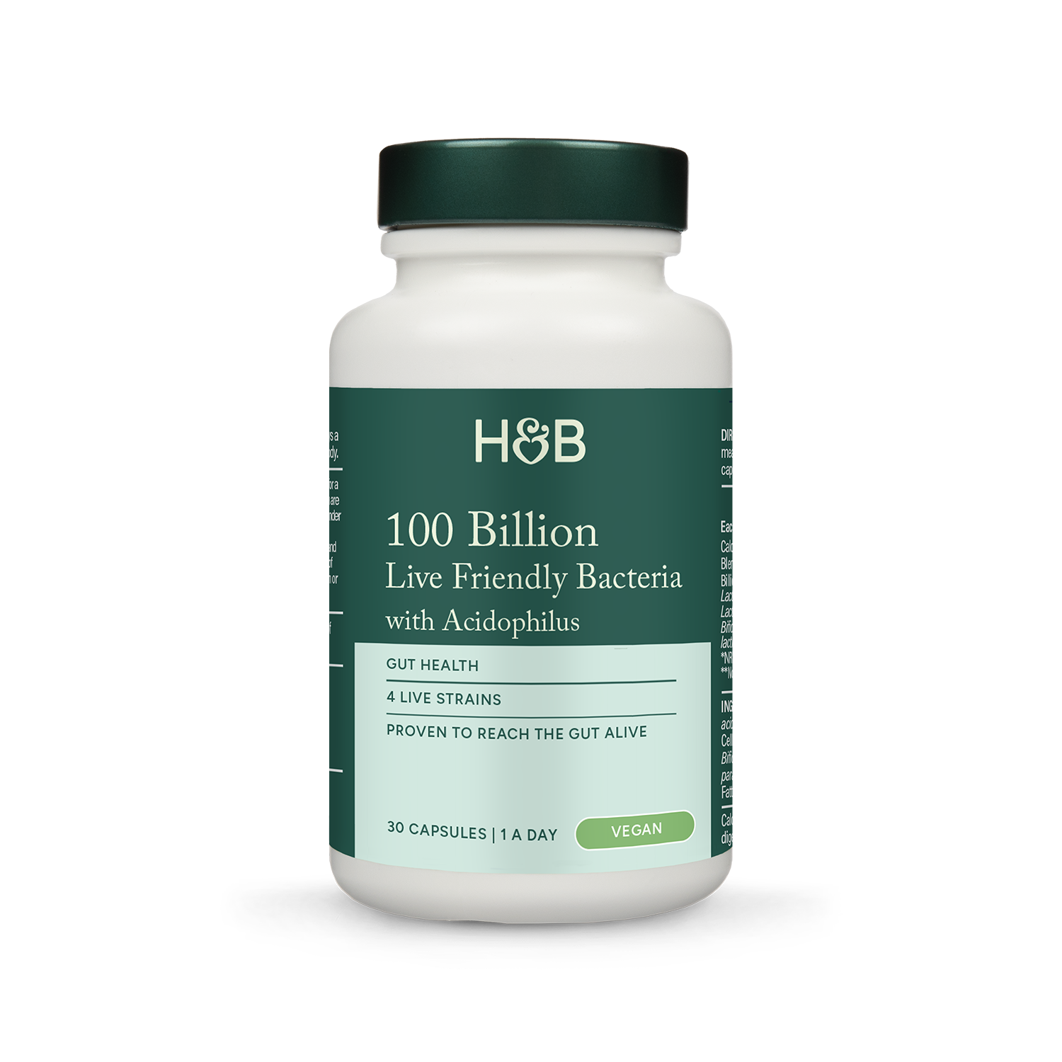 Holland & Barrett Friendly Bacteria 100 Billion 30 Capsules - McGrocer