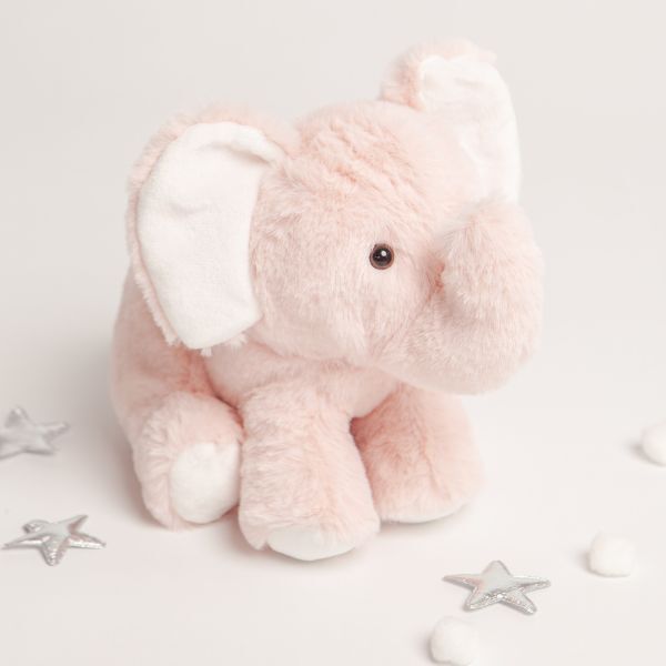 Babbico Gift Boxed Evie The Elephant Pink Soft Plush Toy - McGrocer