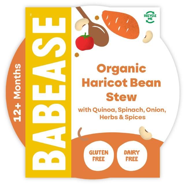 Babease Organic Haricot Bean Stew Baby Food Pot 12+months   200g - McGrocer