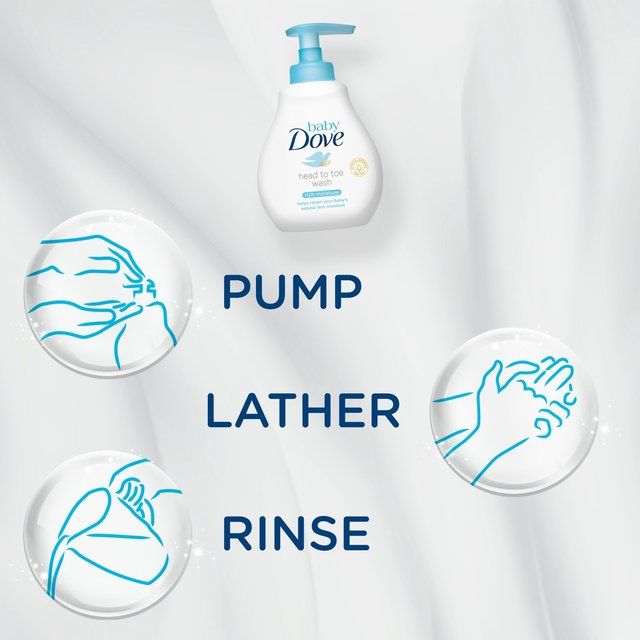 Baby Dove Head To Toe Baby Wash Rich Moisture    200ml - McGrocer