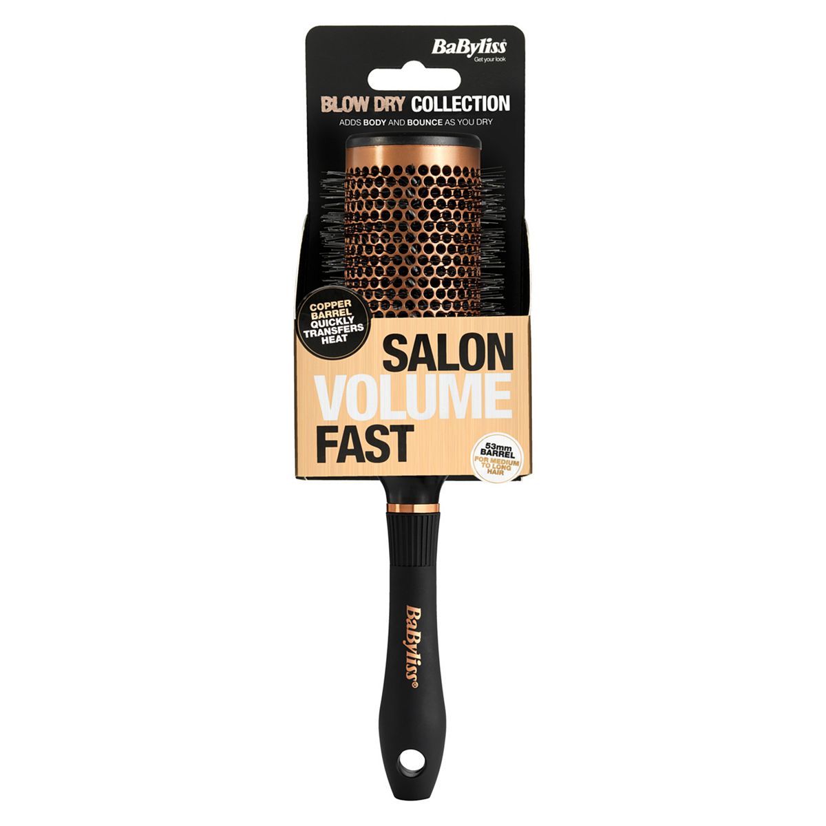 BaByliss Copper Large Thermal Brush 53mm - McGrocer
